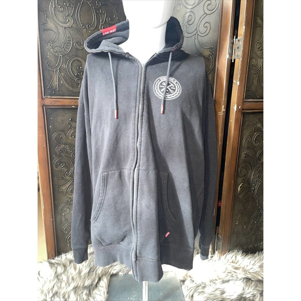 Dixxon Flanel Co‎ Full Zip Hooded Sweater Jacket Men's Size Xl